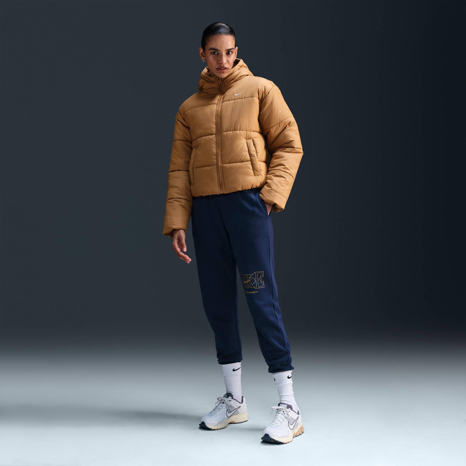 NIKE Club Std Shine - Spodnie lekkoatletyczne Kobiety