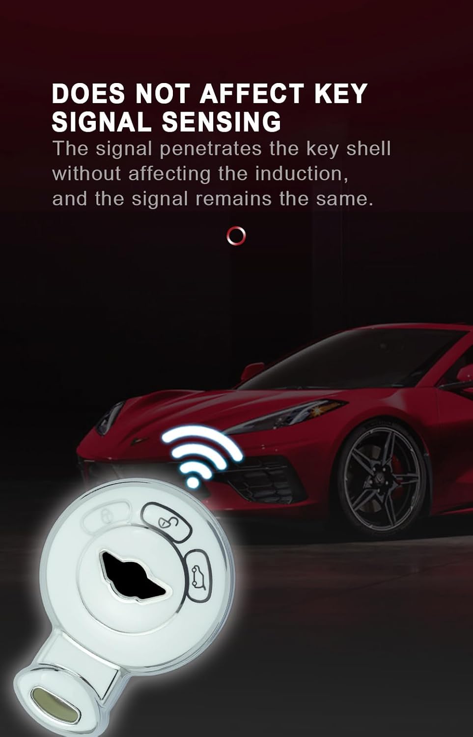 ontto Silver Edge Key Cover Keyless Entry Smart Remote Key Case Classy Key Holder Compatible with Mini Cooper Countryman Paceman 2007-2014 Key Fob Anti-Scratched Key Protector White image 5