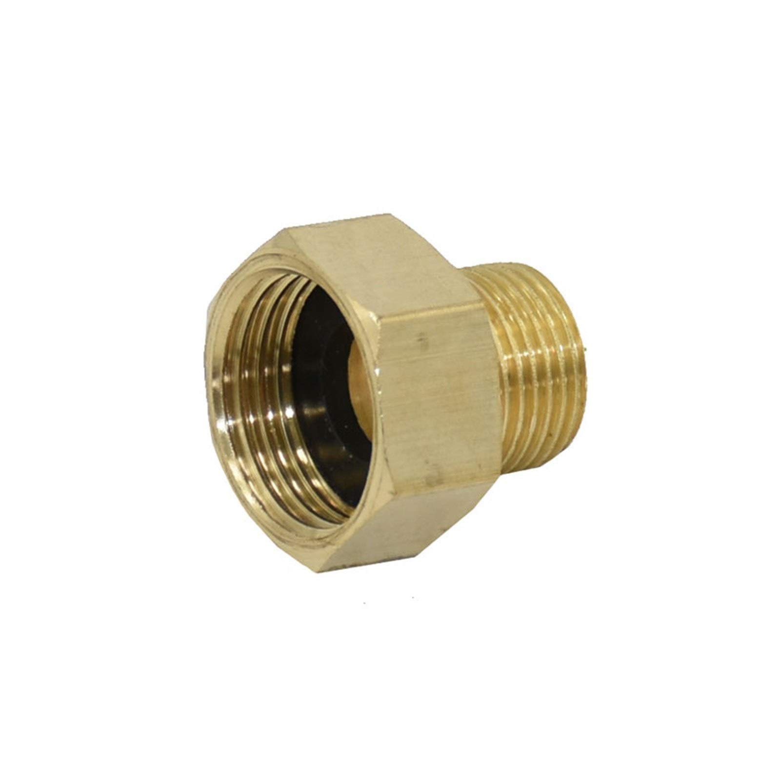 Tubo flessibile da giardino con connessione rapida Filettatura esterna 3/8" a 1/2" in ottone filettatura esterna filettato Connettore tubo di riparazione tubo da giardino rubinetto connettore Raccordi
