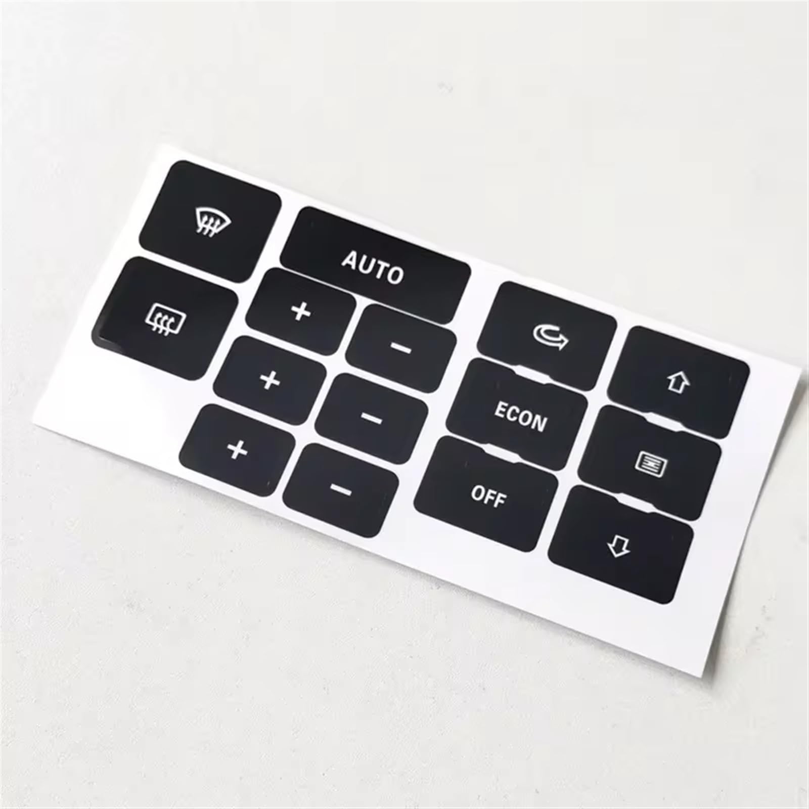 Dash Button Sticker Compatible with for A6 C5 Car Interior Heater Climate Control Button Repair Sticker Decals Kit Car Stickers Auto Accessories