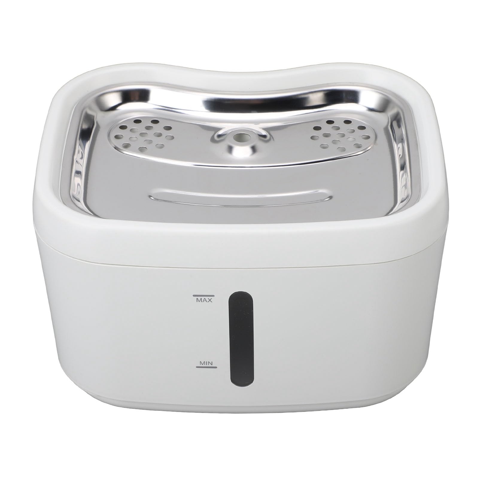 EMUKOEP Dispensador Automático de Agua para Gatos, Diseño de Flujo de Agua Doble, Bebedero para Mascotas para Gatos Inteligentes, Fuente de para de Acero Inoxidable Escena aplicable: Amantes de los en