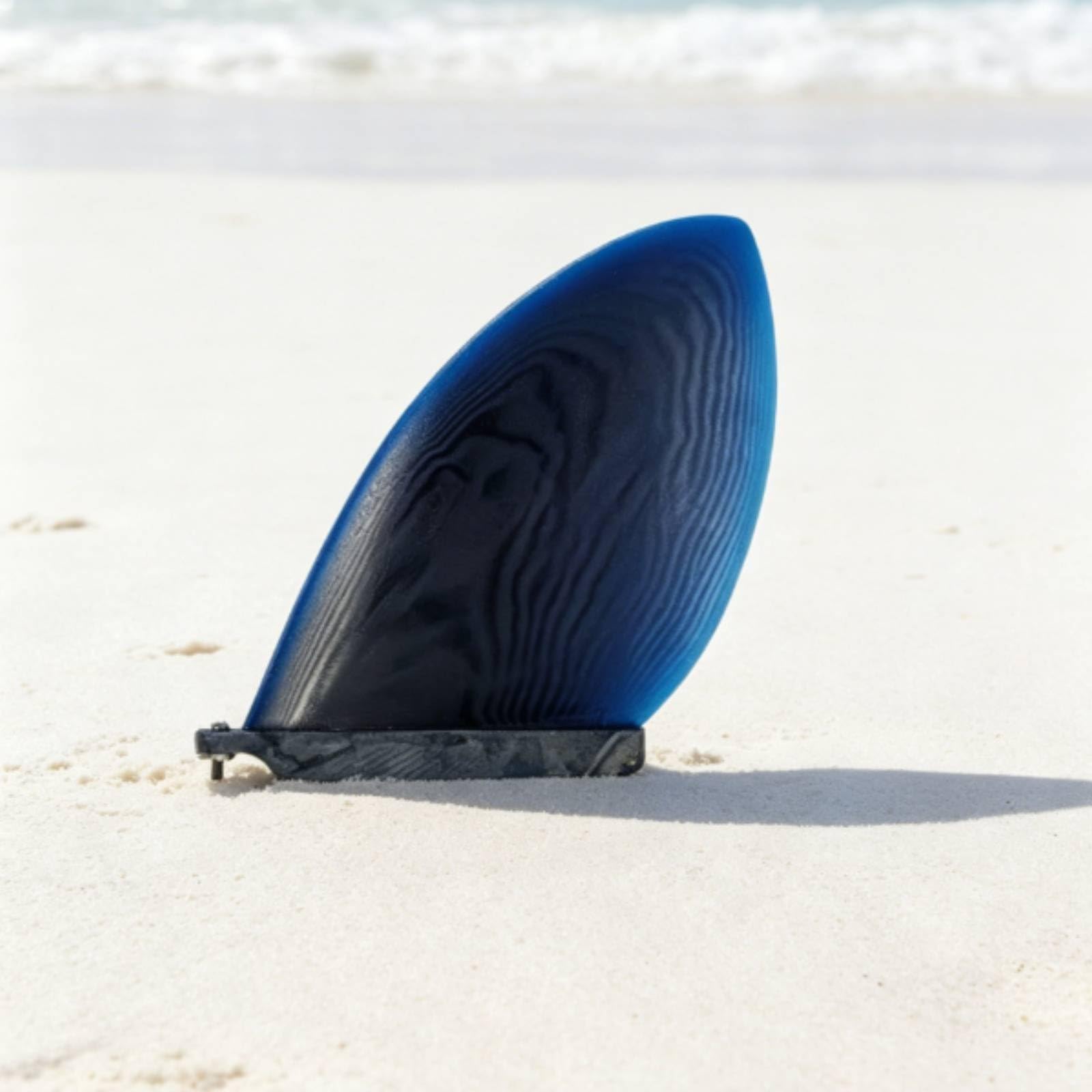 Baoblaze de Surf de 10pulgadas Central Quilla para Longboard Quilla para Tabla Fibra de Vidrio Superficie Tejida Tipo Malla Conexión Estable Adecuada para