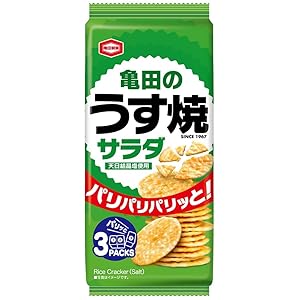 【】亀田製菓 亀田のうす焼サラダ 80g×12袋 1,164円（97円/個）（1,099円、91.6円/個）！プライム会員は送料無料！