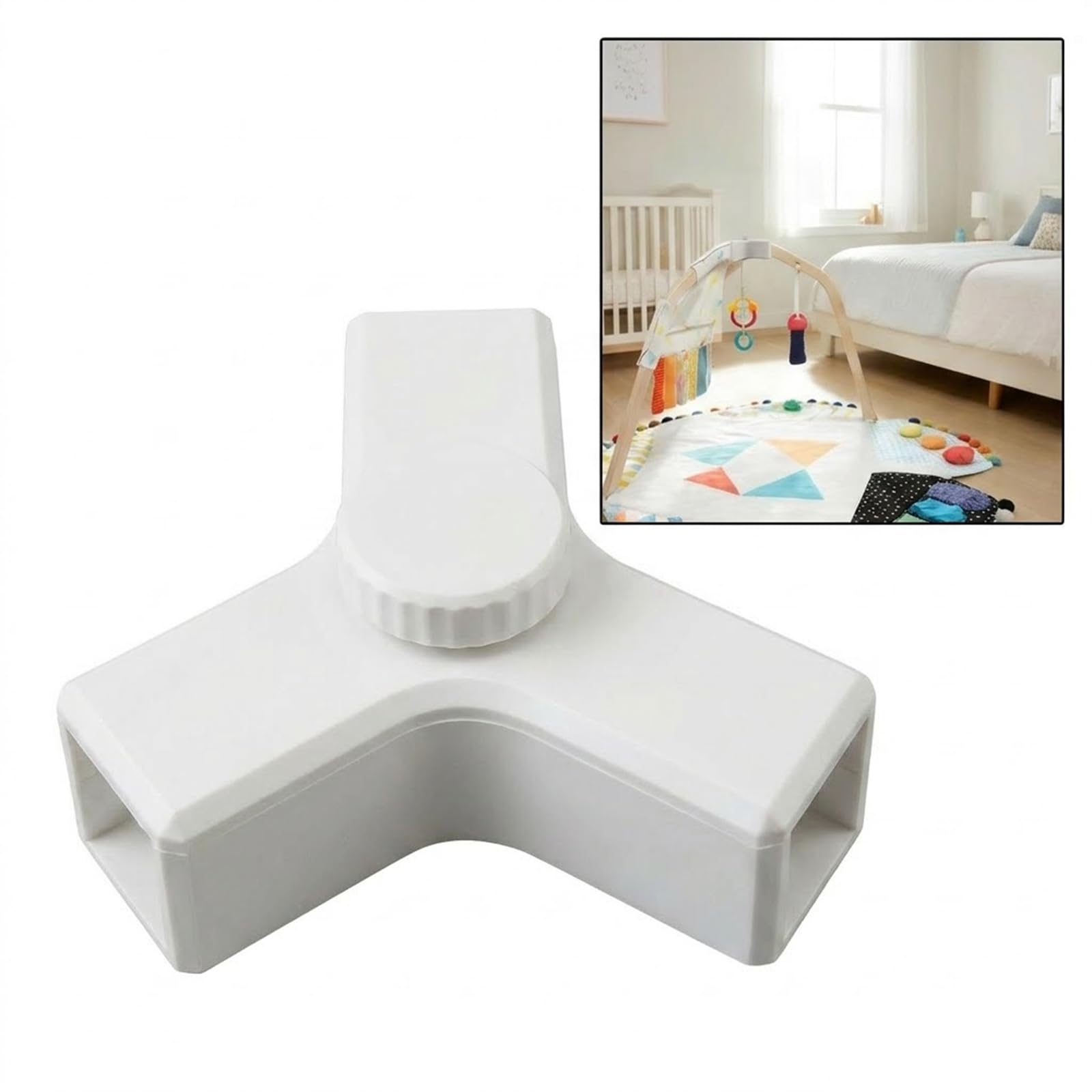 Vivid Totes Connector Bracket Replacement Compatible with Lovevery Play Gym,Stability Repair Kit with Steel Bolts for Pre-February 2024 Models