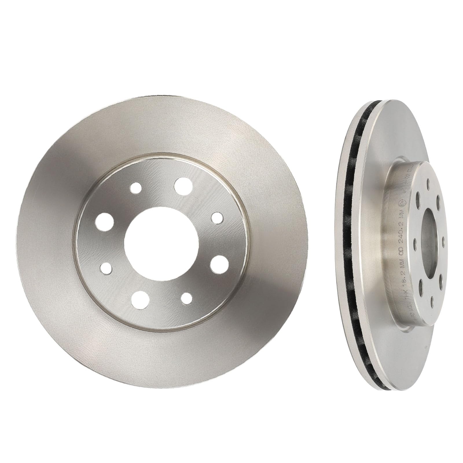 Frankberg 2 dischi freno anteriori ventilati ⌀240mm 46788929 1541806 | Compatibile con: 500 312, 169, KA RU8, 500 C 312, Box/Hatchback 169