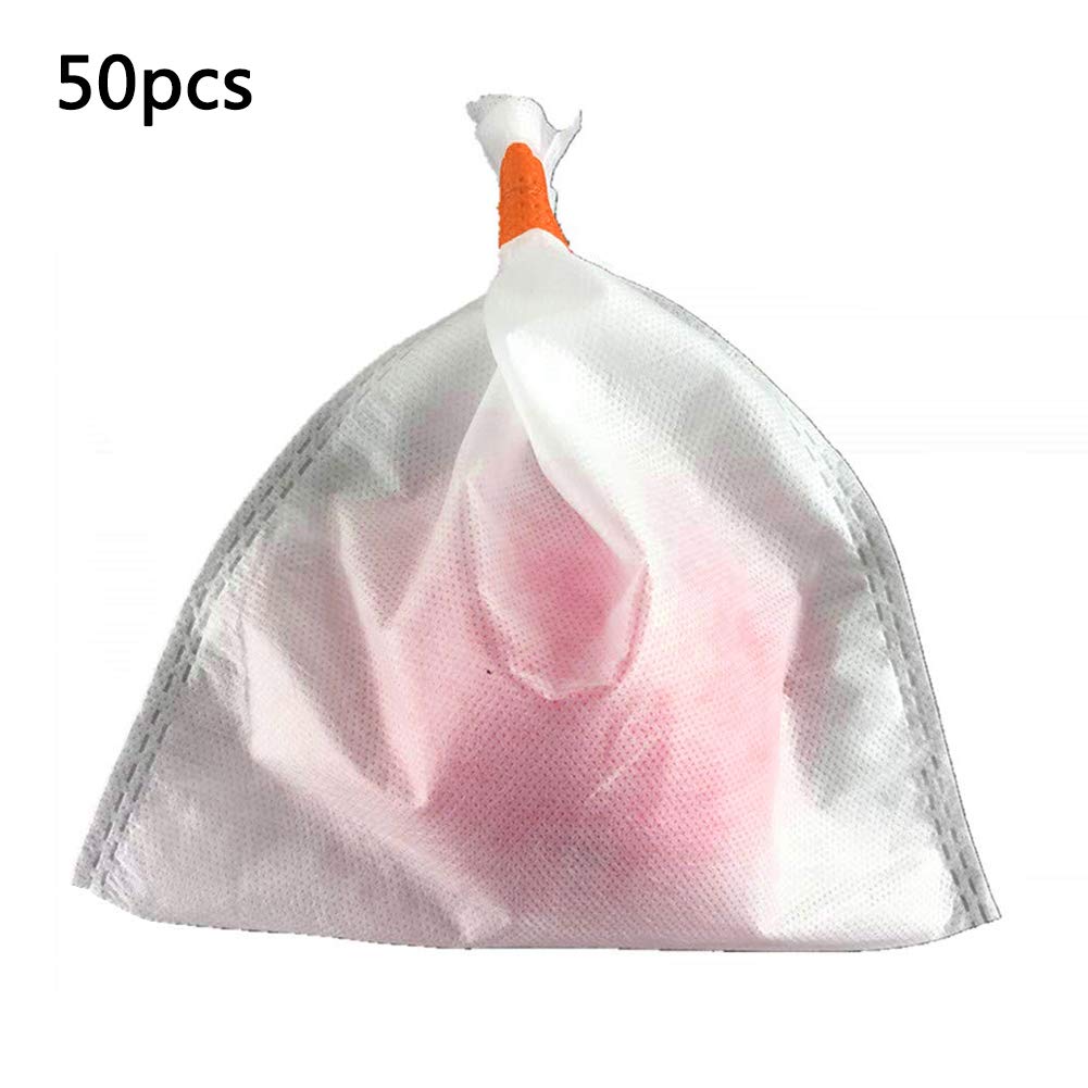 EASYBUY 50 PCS Fruit Plants Flowers Seeds Protection Netting Bags,fruit Insect Bird Proof Bag, Grape Bagging for Plant Fruits Flower,White,18 x 20cm