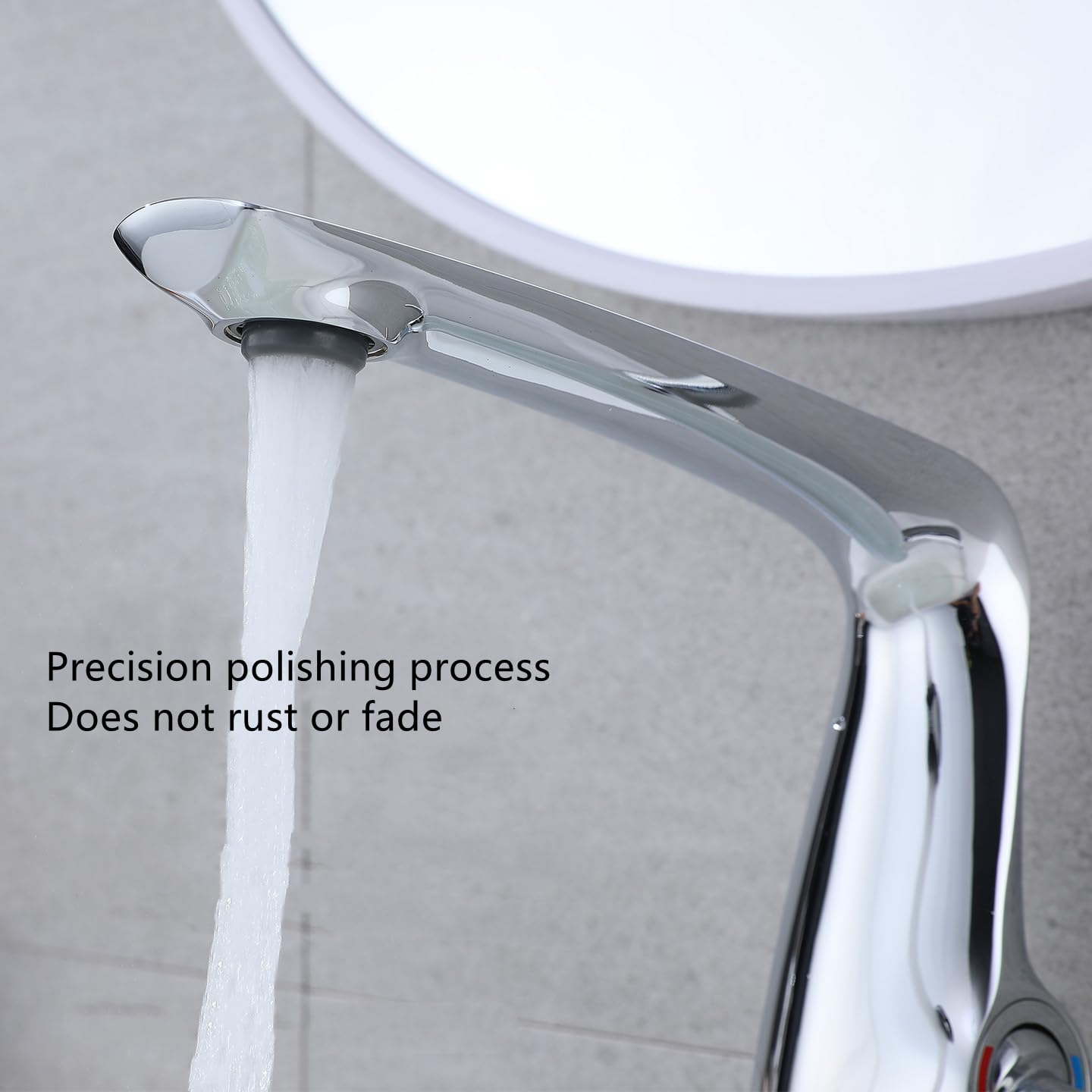 Grifo de baño de latón,Grifo de lavabo moderno,Mezclador de baño monomando,Cartucho cerámico,Espumador de ahorro de agua (cromo)
