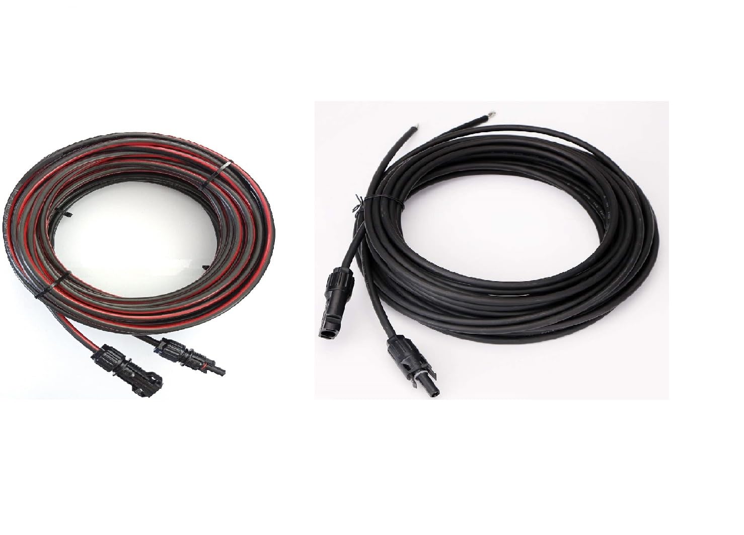 Solar DC Cable, 4sqmm with Crimped MC4 Connector (DC Cable 1+1 mtr + 2 Pair MC4 Connector(M+F) Make: Leoni-Germany) Color: 1 mtr Black + 1 mtr Black with red Strip (B0B51VBLTD) Amazon Price History, Amazon Price Tracker