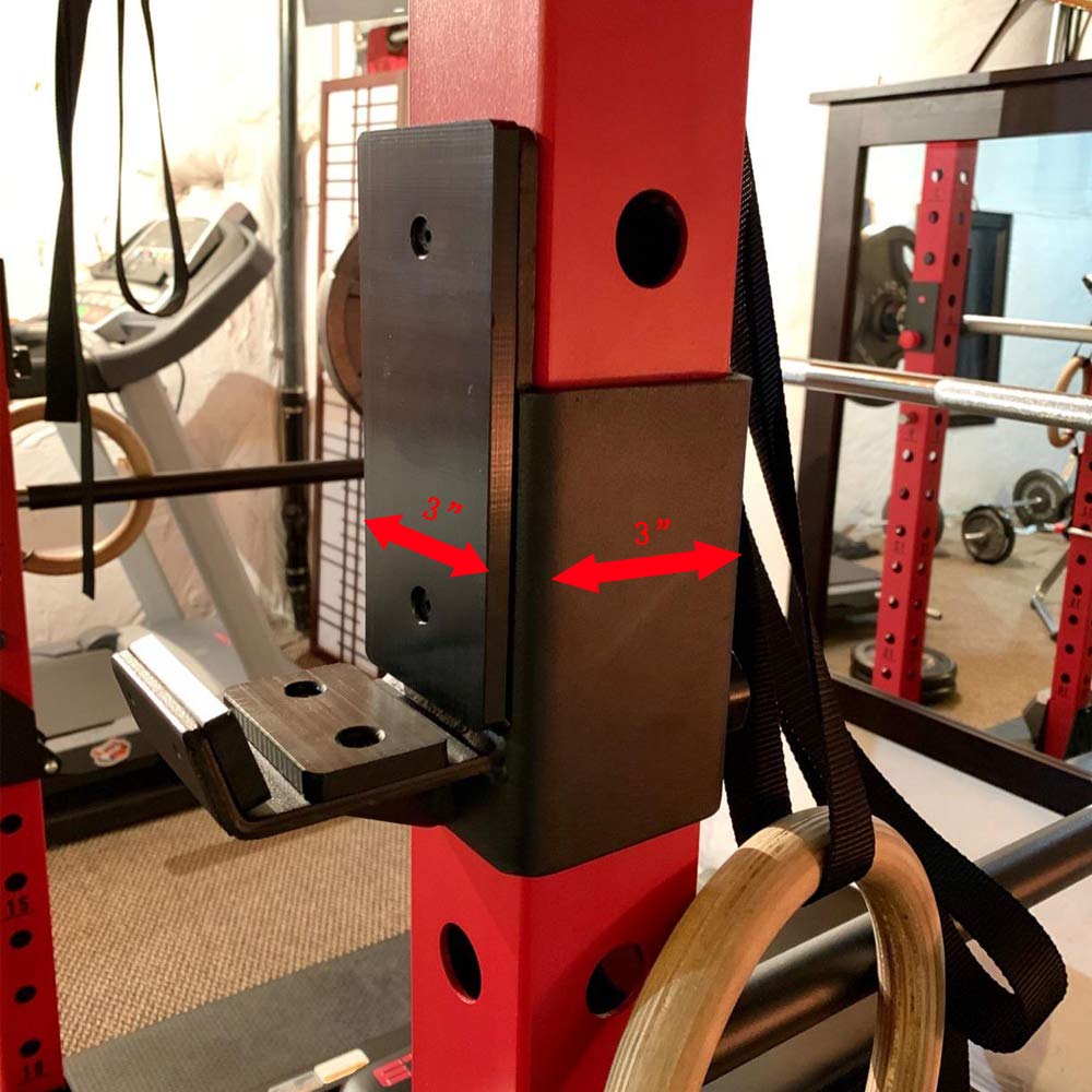 StarONE JHooks Power Rack Attachment Barbell Holder Fit for 3"x3