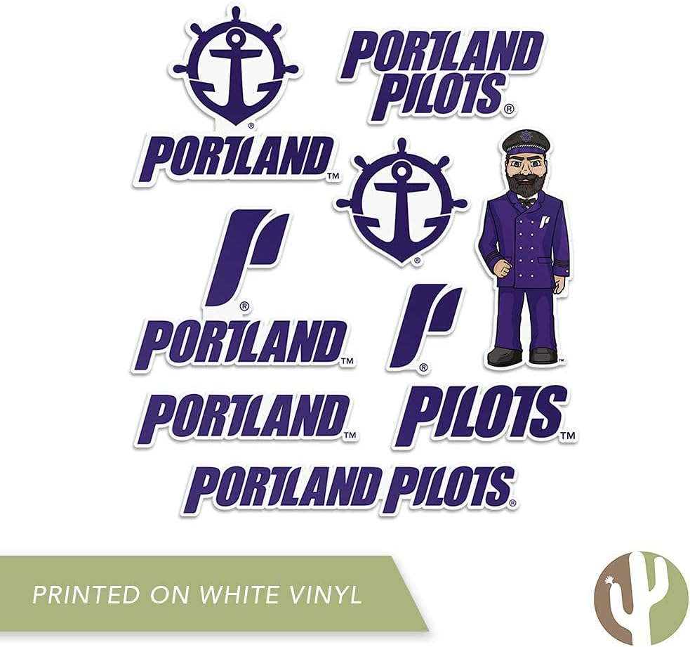 Desert Cactus University of Portland Sticker Portland Pilots Vinyl Decal Laptop Water Bottle Car Scrapbook Sheet (Type 2) - Image 6