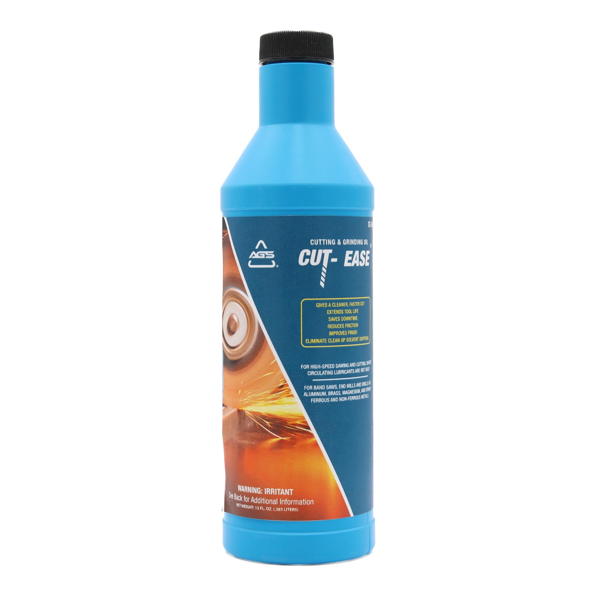CUT-EASE Cutting and Grinding Oil, 13oz Bottle, for Metal, Plastic, Ferrous and Non-Ferrous Materials