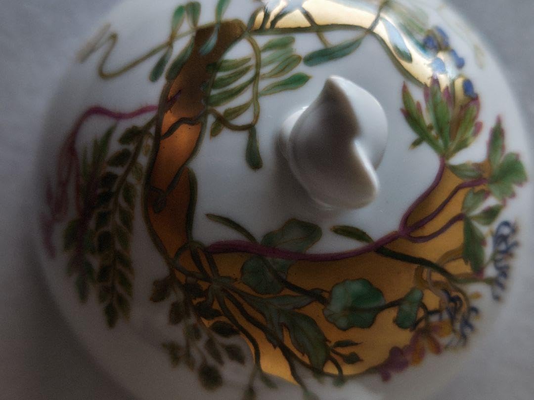 マイセンフローラシュガーポット