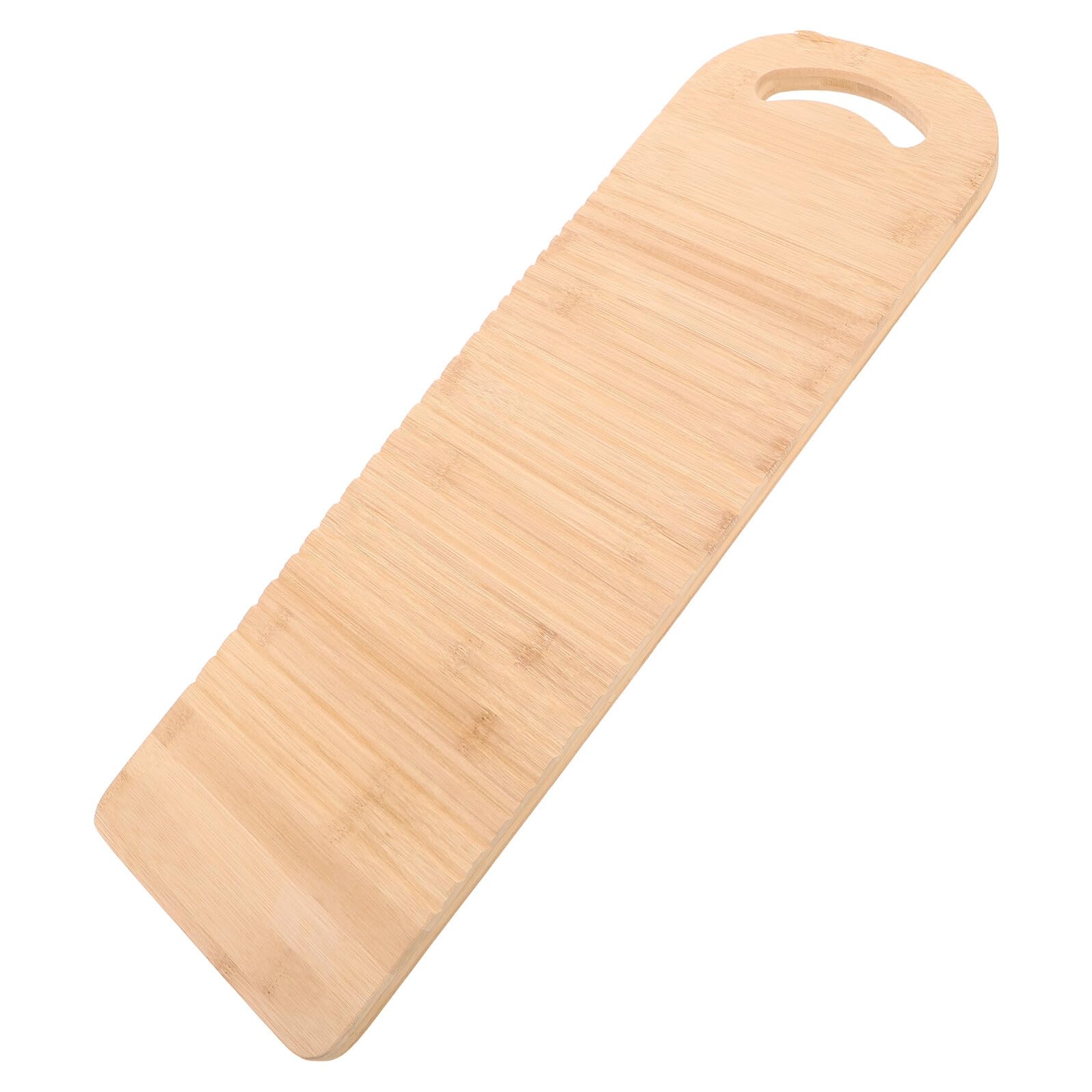 SOIMISS Planche à Laver Manuelle en Bambou 55cm pour Linge Domestique