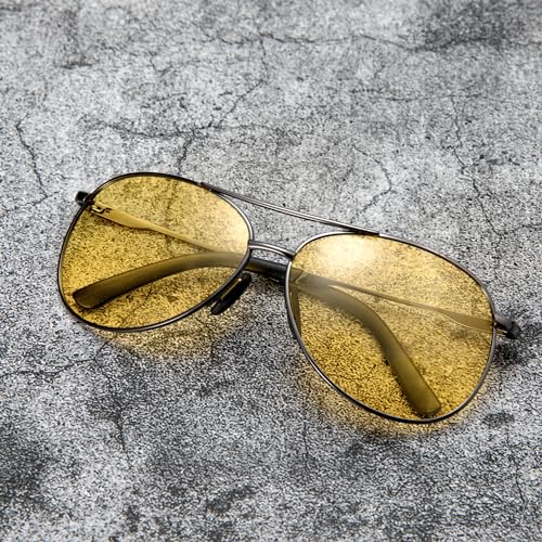 Image of mxnx Aviator Sunglasses for Men Polarized Women UV Protection Lightweight Driving Fishing Sports Unisex glasses MX208