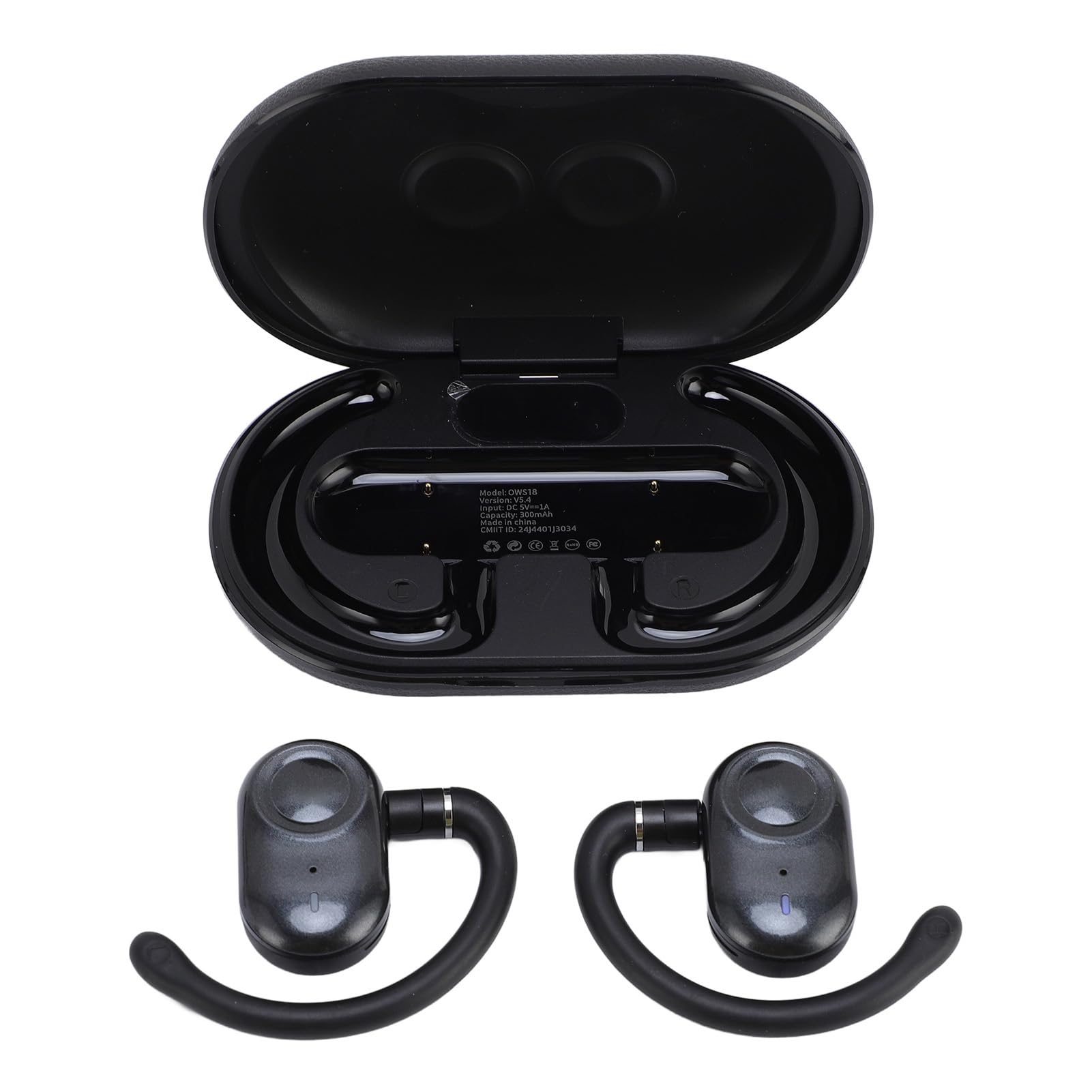 Fabater Auricolari Traduttori Bluetooth, Riduzione del Rumore, qualità HD per Viaggiatori Globali, 2 unità (BLACK)