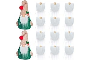 Gnome's Entourage: Craft-Ready Beards & Unfinished Wood Balls