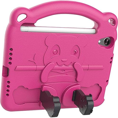 Sahara - Funda a prueba de niños con diseño de oso de peluche para iPad Mini (A17 Pro) y iPad Mini (6ª generación 2021), color rosa (TB00060)