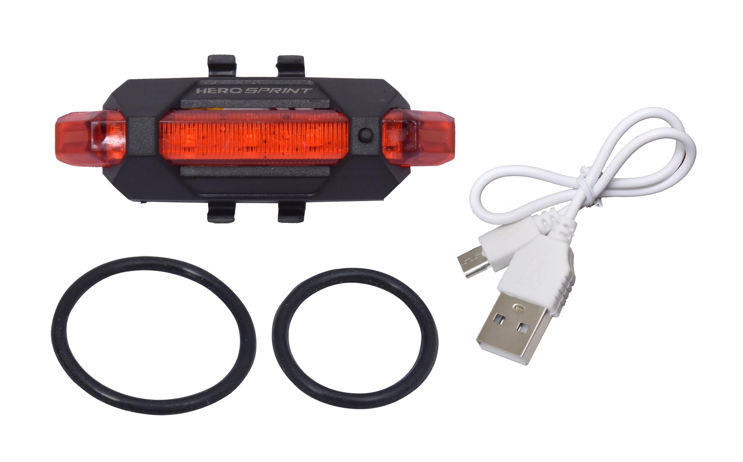 Hero Rechargeable Waterproof 4 Mode Back Light Tail Light with Micro USB Cable Charging for Bicycle (B0C5RN65ZG) Amazon Price History, Amazon Price Tracker