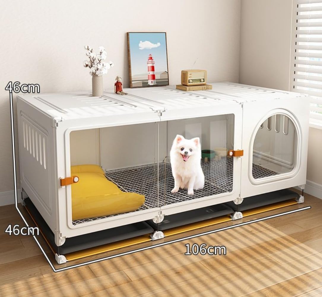 Amazon.co.jp: Yobuisg 小型犬用ゲージ 犬用ゲージ トイレ別 犬 ゲージ