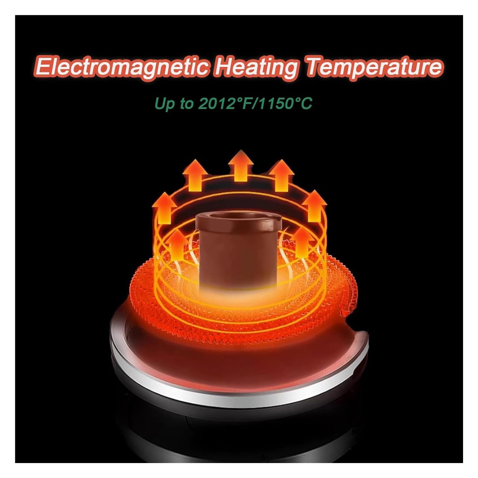Elektryczny piec do odlewania złota z cyfrową regulacją temperatury do topienia i odlewania metali