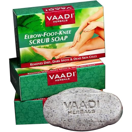 Vaadi Herbals Scrub Soap 75g x 3
