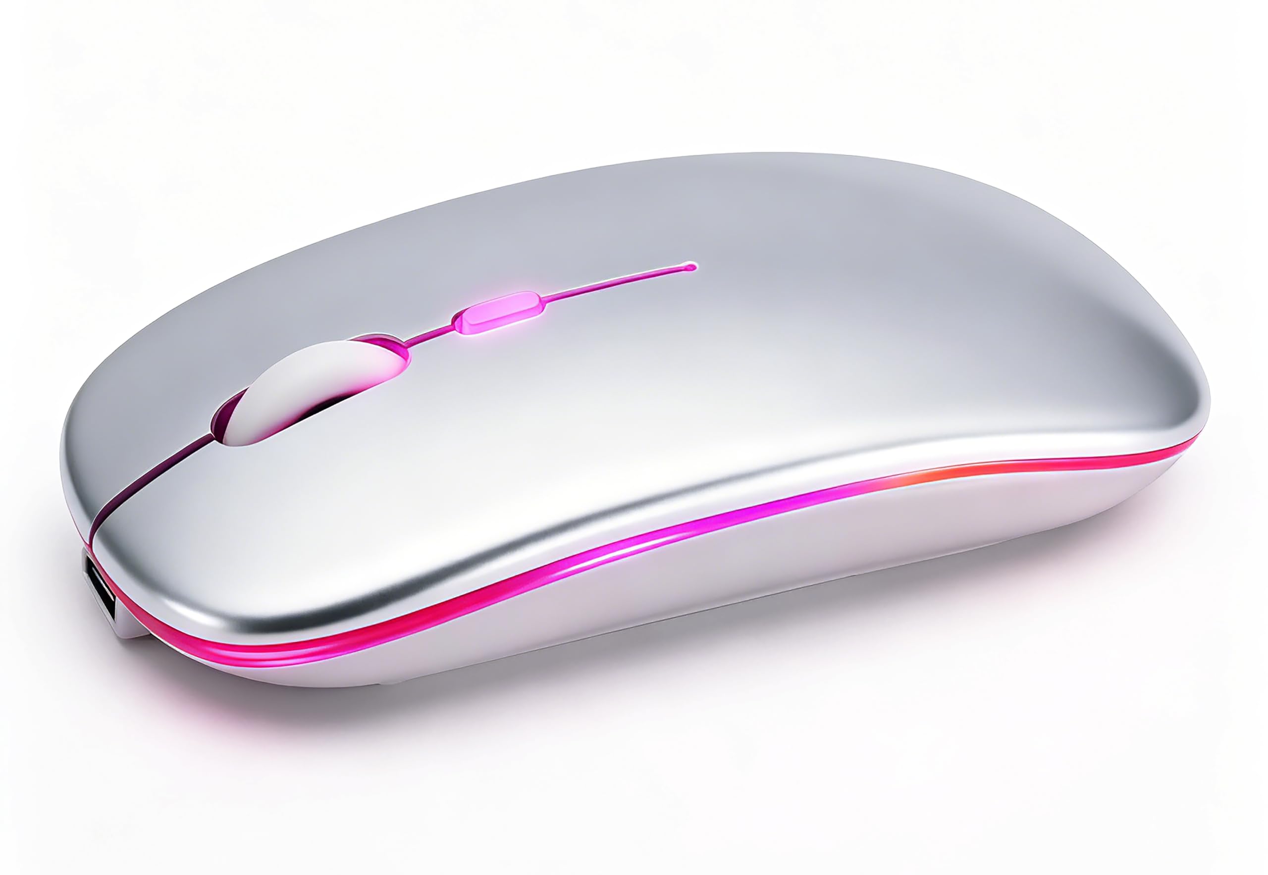 Photo 1 of AZTZATZ Wireless Bluetooth Mouse, Rechargeable Computer Mouse, Silver