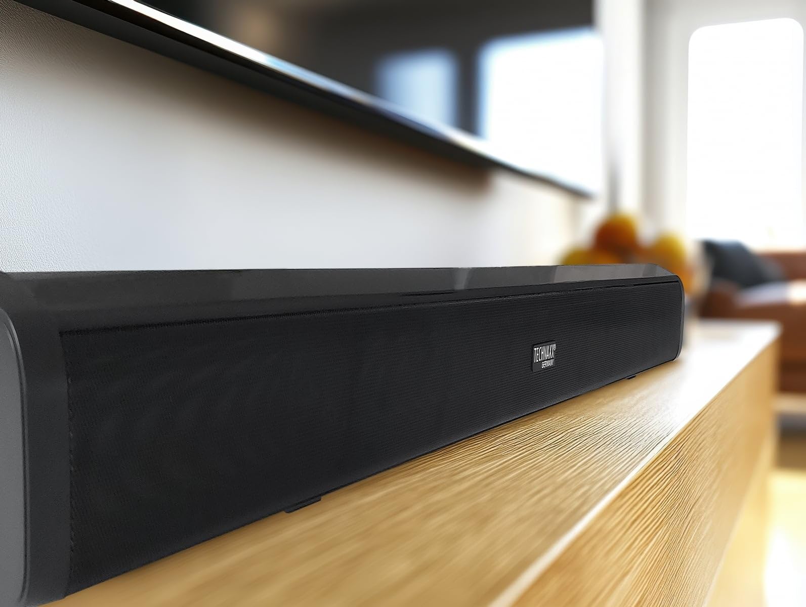 Technaxx Soundbar Bluetooth 2.0 30 W do telewizora TX-311 z wejściem HDMI-ARC, optyczne i AUX, podwójne głośniki 15 W, Bluetooth 5.0, pilot w zestawie – idealny do telewizorów, smartfonów, tabletów i