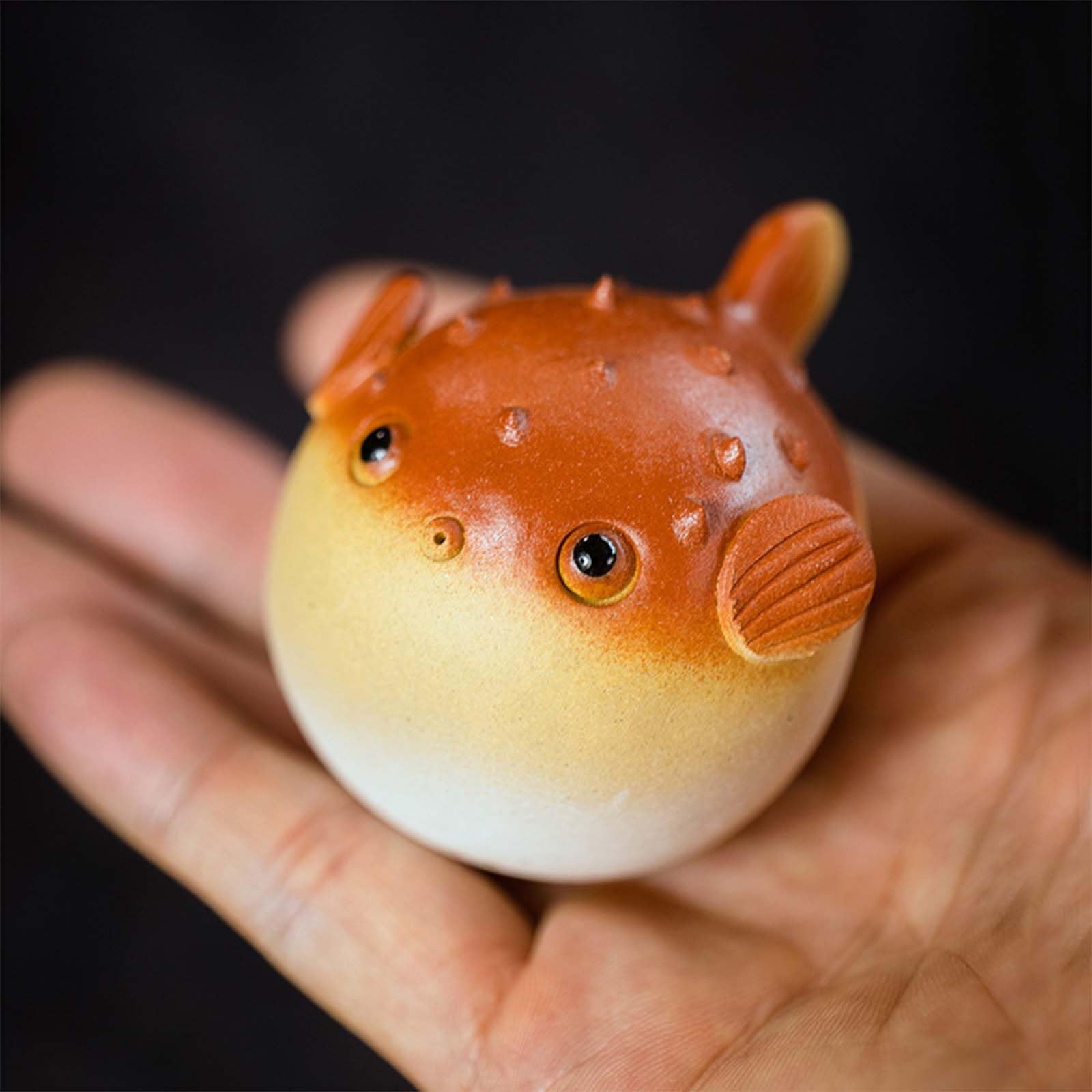 Amazon.co.jp: 面白い フグかの置物 かわいい インテリア雑貨 店舗装飾