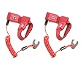 2PCS Stop Kill Switch Safety Lanyard Band Tether Cord for Polaris Jet Ski SL/SLH/SLT/SLTH/SLTX/SLX/SLXH Freedom Genesis Hurricane MSX Octane Virage 7080518