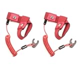 2PCS Stop Kill Switch Safety Lanyard Band Tether Cord for Polaris Jet Ski SL&sol;SLH&sol;SLT&sol;SLTH&sol;SLTX&sol;SLX&sol;SLXH Freedom Genesis Hurricane MSX Octane Virage 7080518