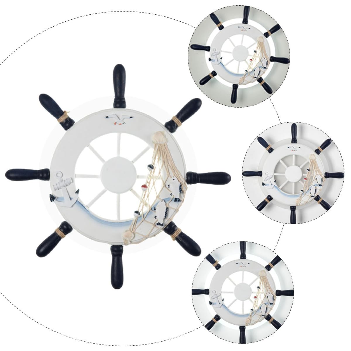 INOOMP Nordische Ruder Wandleuchte LED Patch 85-220v, Warmes Licht
