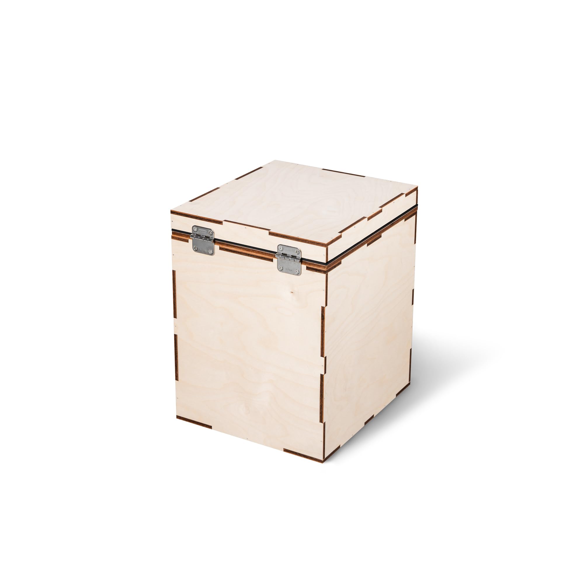Kildwick MiniLoo Bausatz Trockentrenntoilette schwarz - Kompakte Campingtoilette für Camper, Tiny House, Garten, Boot, 9,5L Kanister, Magnetklobrille, Holzgehäuse, DIY-Komposttoilette