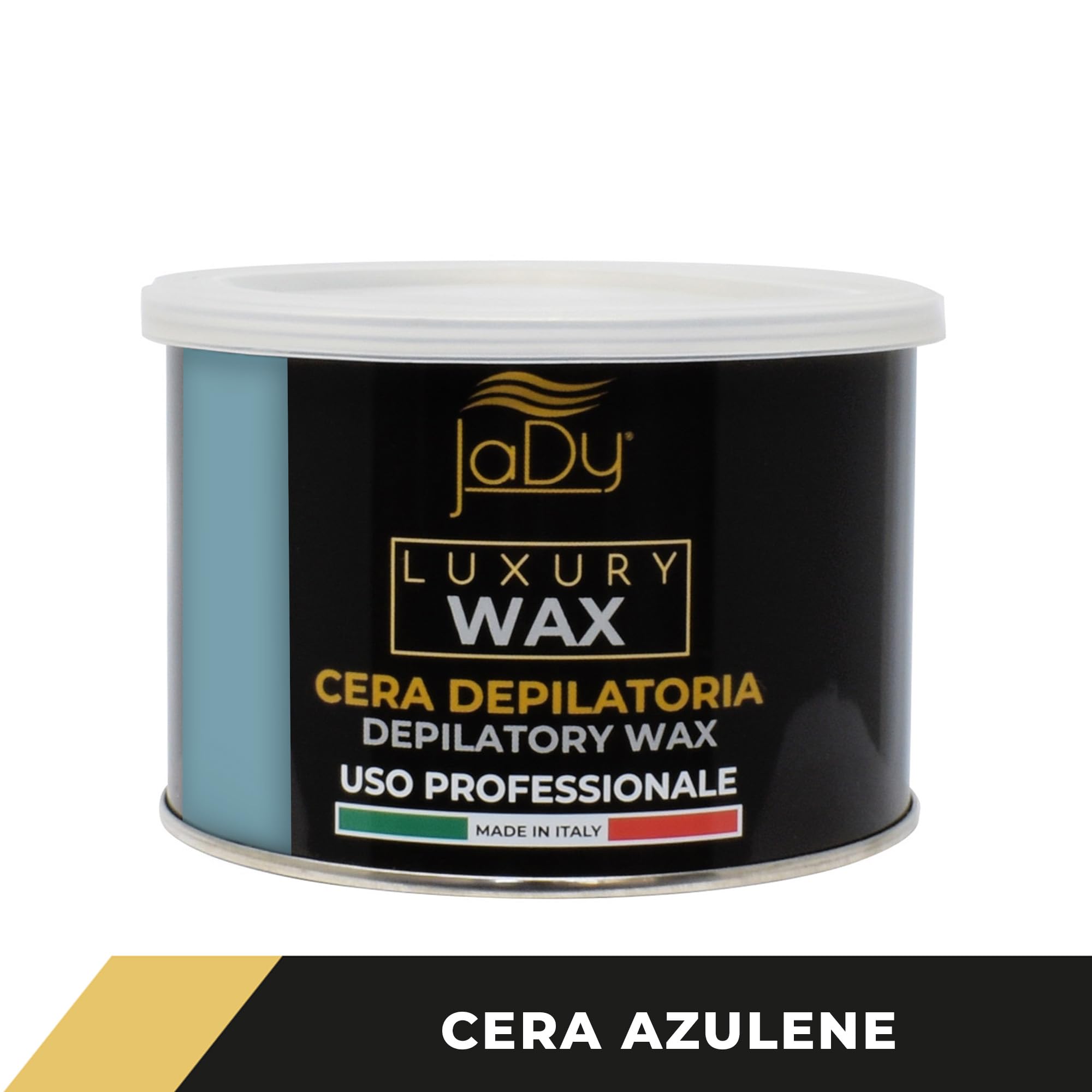 JaDy - Wosk do depilacji Azulene | do profesjonalnego zastosowania | Nadaje się do wszystkich rodzajów skóry | Wosk na gorąco, niebieski, luksusowy wosk (12)