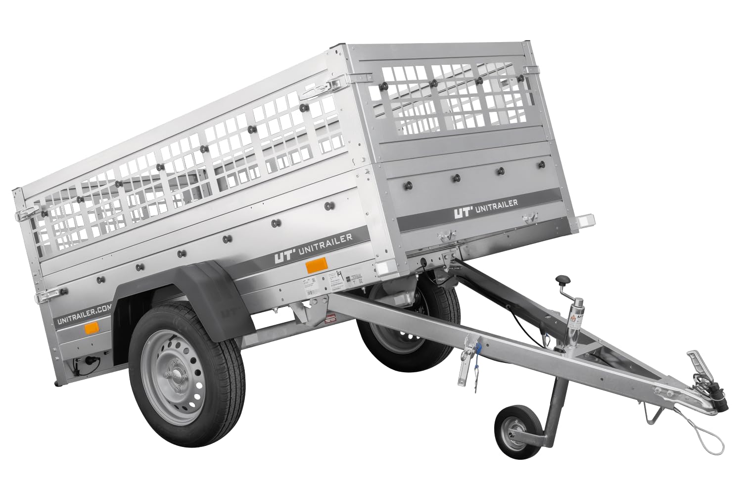 Anhänger Führerschein B Garden Trailer 200 Kipp 200x106 cm 750 kg mit Laubgitteraufsatz