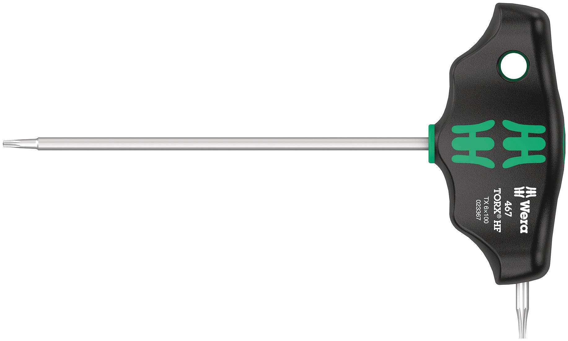 Wera 467 Hf Holding Function T Handle Torx Screwdriver T6 100Mm