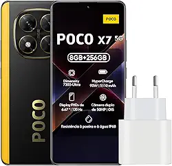Smartphone Xiaomi Poco X7 5G NFC 8GB RAM 256GB ROM[24095PCADG] (BLACK, 8+256)