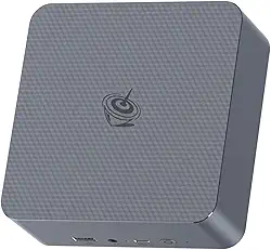 Beelink Mini PC EQR6 AI, AMD Ryzen 9 6900HX(6nm, 8C/16T) até 4,9GHz, Mini computador 32GB DDR5 RAM 500GB M.2 PCIE4.0 SSD, Micro PC 4K@60Hz Dual Display, PSU Copilot integrado WiFi6/BT5.2/1000Mbps