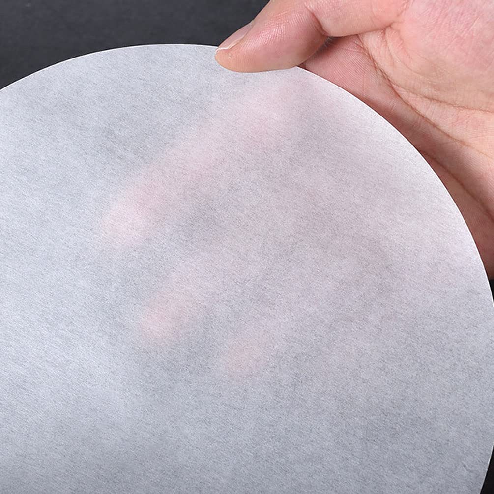 500 Hojas Redondas De Papel Pergamino Para Hornear, Antiadherentes, Precortadas, Aptas Para Hornear, Asar A La Parrilla, Freidora De Aire, Al Vapor, Pan, Taza (30 centimetros)