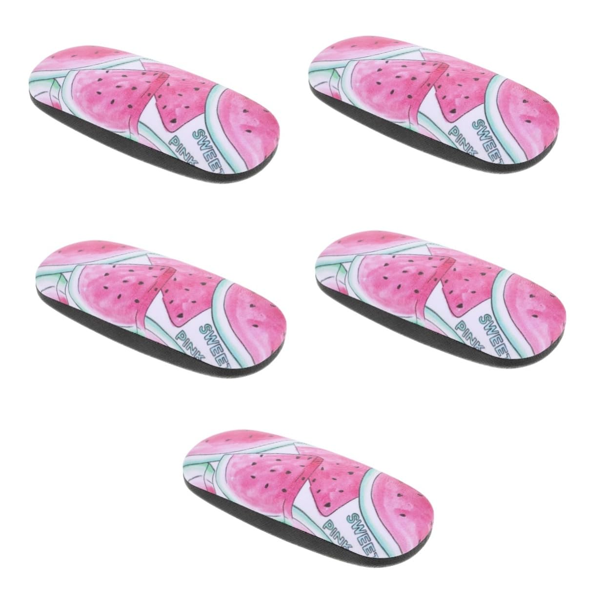 FRCOLOR Custodia per con anguria moda caso con astuccio Scatola portaocchiali organizer per da sole da viaggio custodia per plastica