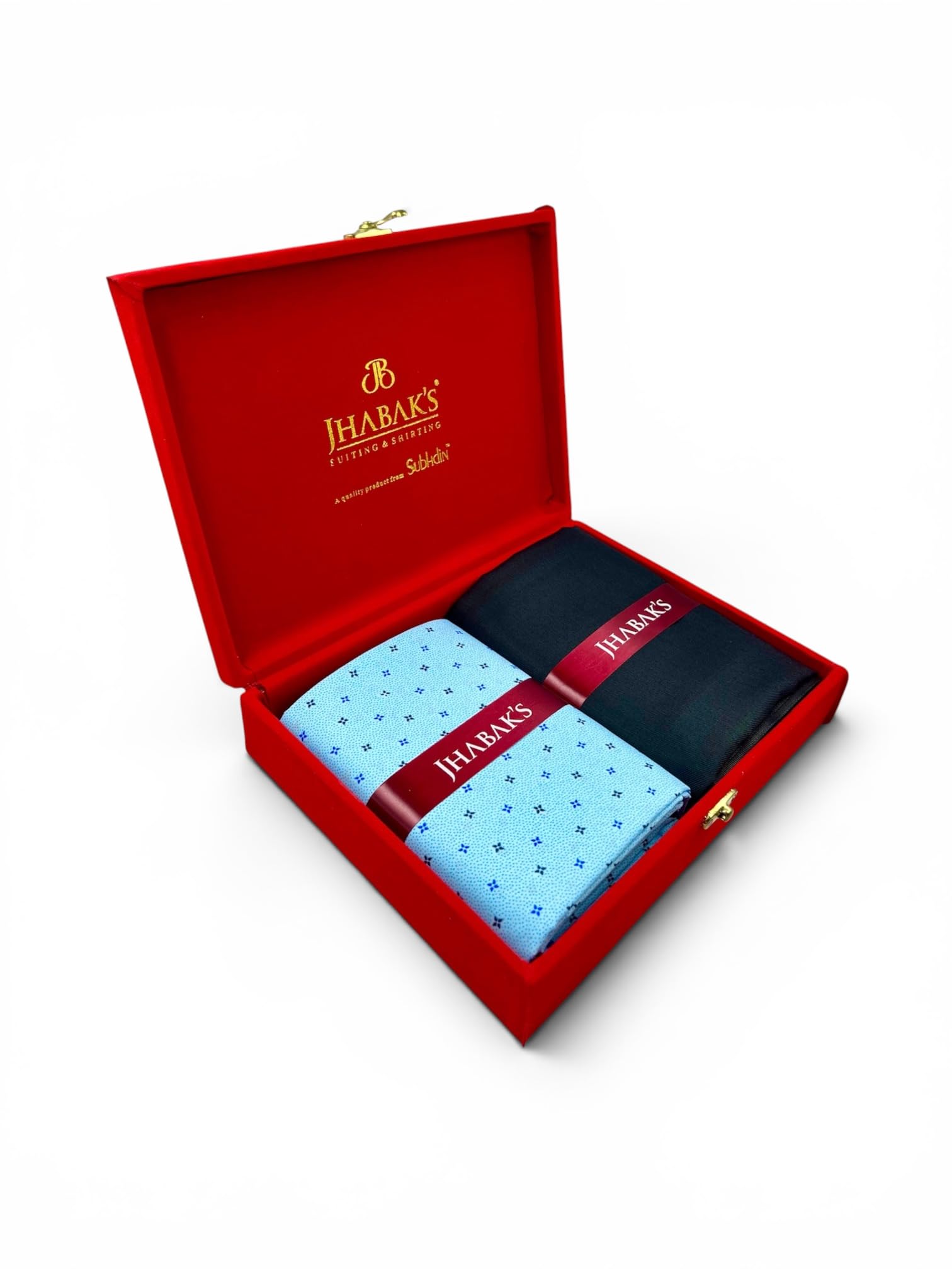 jhabak's Unstitched Polyester Print Shirt & Trouser Fabric - 2.25 m Shirt Cloth - 1.20 m Pant Piece-picture-11