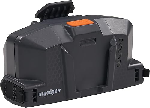 Ergodyne Skullerz 8883 - Cargador de batería recargable con imán integrado, compatible con cascos Ergodyne y cascos de seguridad, cable USB-C