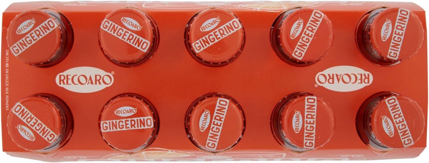 San Bitter Dry Lot de 60 bouteilles en verre jetables Blanc + Gingerino Recoaro + San Bitter Rosso Boisson rafraîchissante sans alcool Apéro italien 10 cl