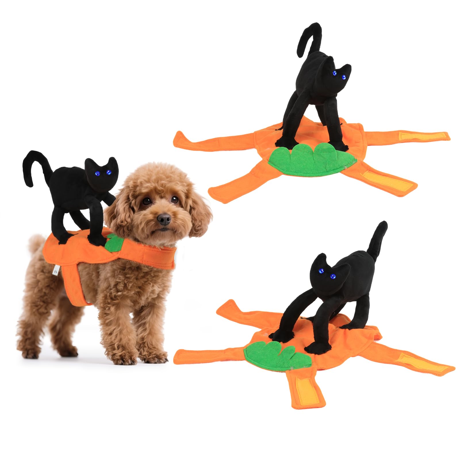 Dog Halloween Costumes, Fancy Dog Clothes for Halloween Party Decorations Pets Birthdays Festivals