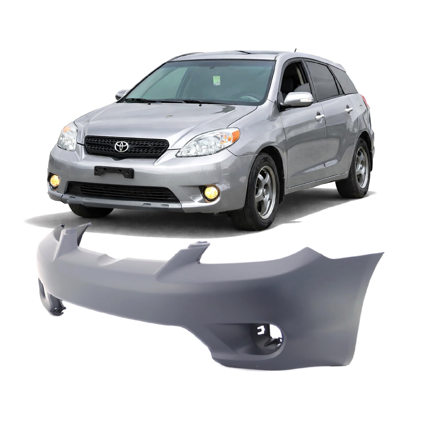 FitParts Compatible with Toyota Matrix 2005–2008 Front Bumper Cover