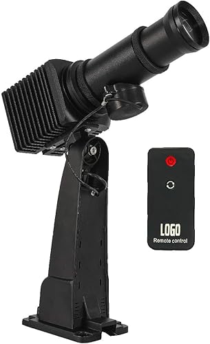 Logobos Proyector LED GOBO de 50 W efecto escenario luz estáticagiratoria zoom manual con control remoto GOBO personalizado para hotel boda empresa