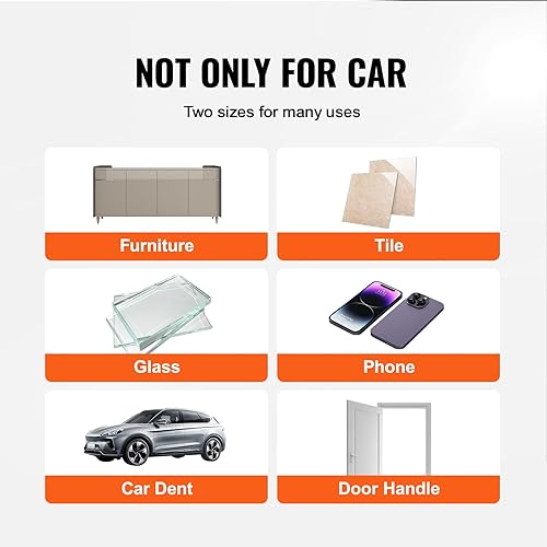 Miniatura 7 de Ventosa extractora de abolladuras de automóvil (3 pequeñas + 1 grande) con toalla, herramienta de reparación de abolladuras sin pintura para