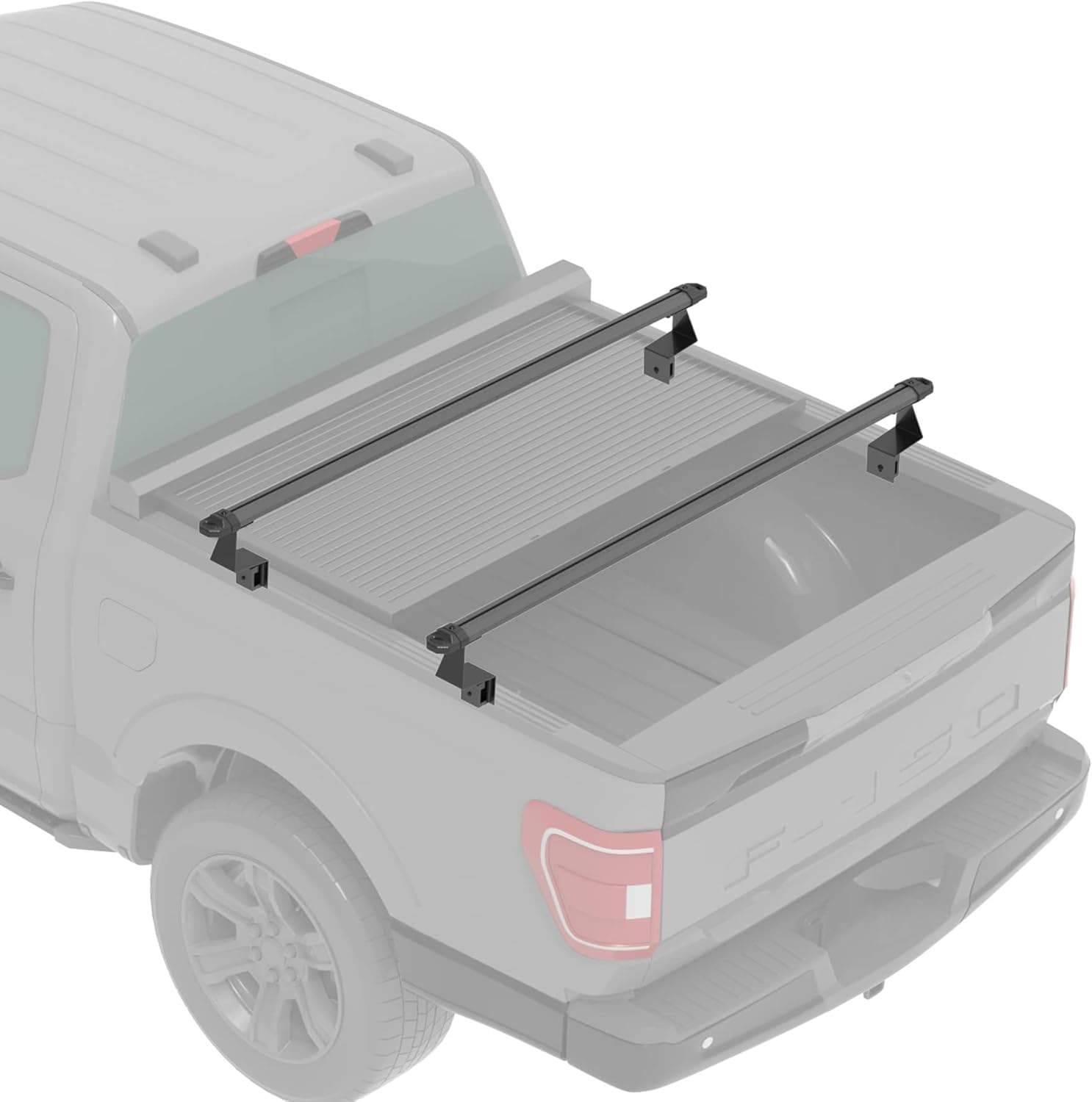 MELIPRON Low Profile Truck Bed Rack Adjustable Ladder Rack