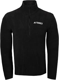 adidas W Mt Ess Hz Fl Kadın Outdoor Polar Sweatshirts JX5067 Siyah