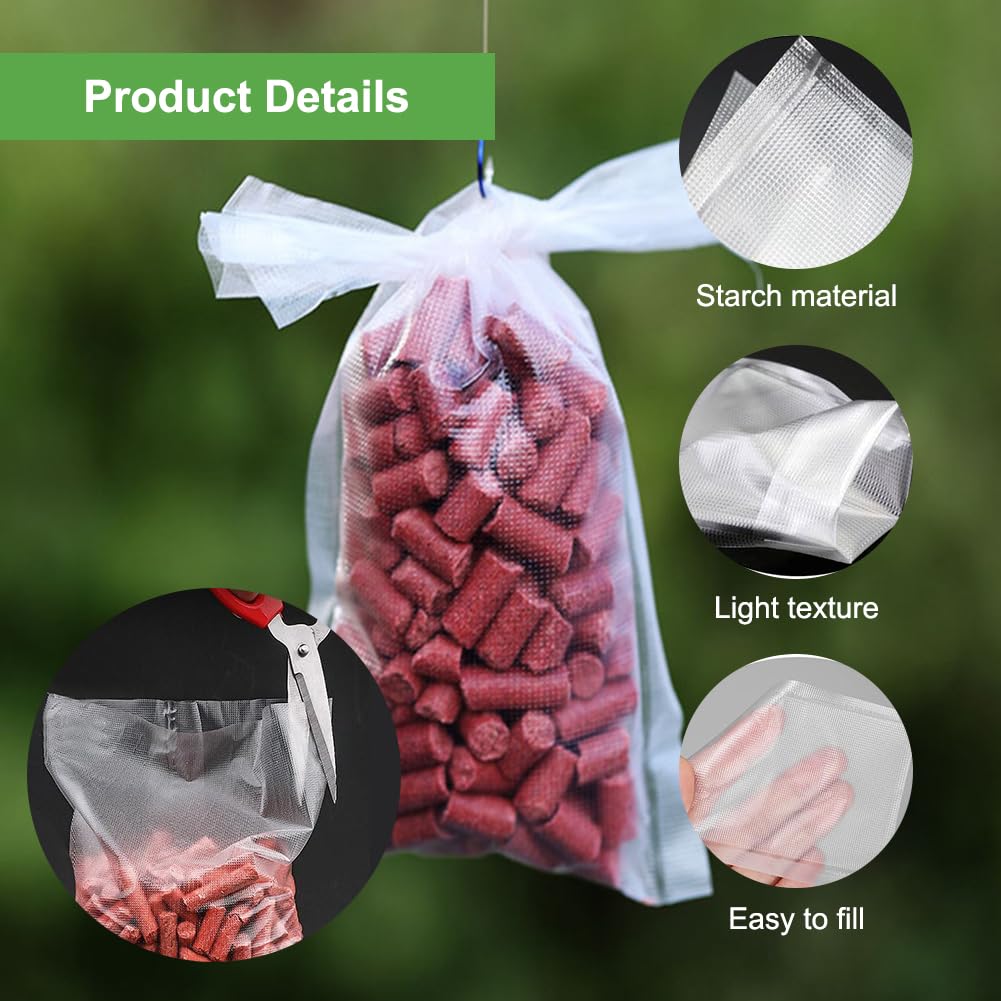 PVA worki wędkarskie,120 szt. worki PVA,Worki PVA Soluable Carp,torba na przynęty PVA,akcesoria do sprzętu wędkarskiego,szybkie woreczki do wędkowania,przynęty karpiowej,mączki rybnej,pelletu
