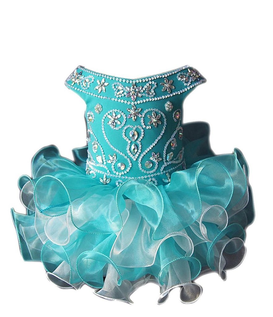 Baby Girls' Princess Cupcakes Ruffled Short Pageant Dresses